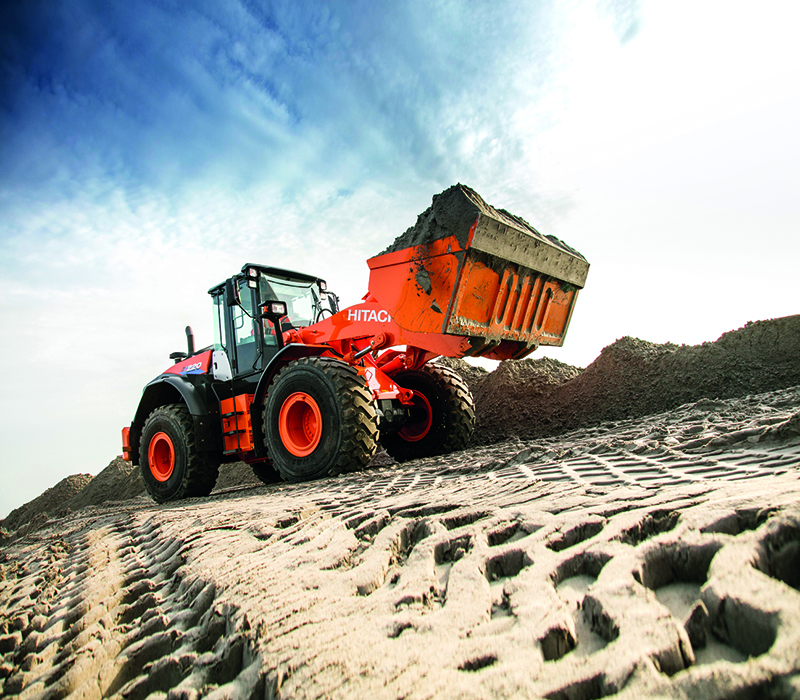 Hitachi Construction Machinery Loaders America (HCMA) will feature new models to the Hitachi Dash-6 wheel loader line at ConExpo-Con/Agg 2020. Photo courtesy of HCMA