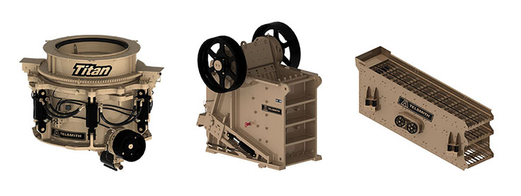Telsmith provides a range of minerals processing solutions to the aggregate industry. Photo courtesy of Telsmith