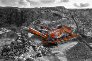 The 883+ screener is ideal for a variety of applications, including quarrying and recycling. Photo courtesy of Terex Finlay