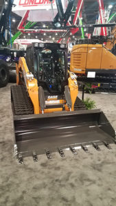 Case Construction Equipment was among the exhibitors to debut new equipment at World of Concrete 2020. Photo by Kevin Yanik