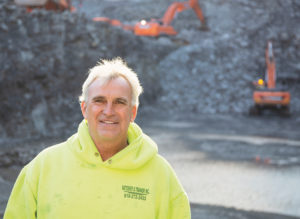 Ray Trainor is a co-owner of Gill Quarries. Photo: Doosan