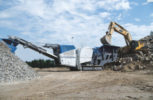 The Mobicat MC 120 Zi PRO is impressive in natural rock applications, according to Kleemann. Photo: Kleemann