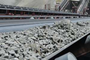 A stationary plant can support longer conveyor systems due to the site’s permanent structure. Photo: P&Q staff