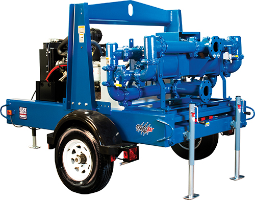 Depending on the product being pumped, SludgeKat can pass up to 2.4-in.-diameter solids without damaging or clogging the pump. Photo: Gorman-Rupp