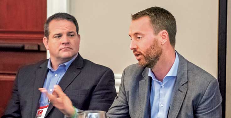 Turner Mining Group’s Thomas Haun (pictured at right) Photo: PamElla Lee Photography