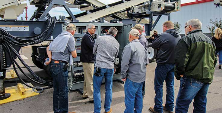 Terex MPS dealer training Photo: Terex MPS