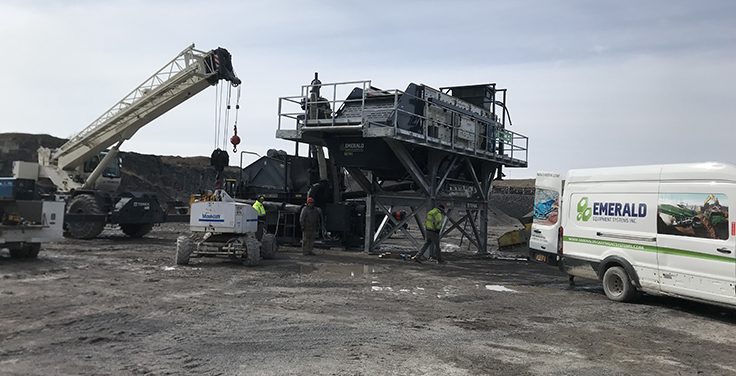 Local service is as critical as ever to aggregate producers considering the economic uncertainties brought on this year. Photo: Terex Washing Systems