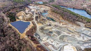 O&G Industries solar-powered quarry Photo: O&G Industries