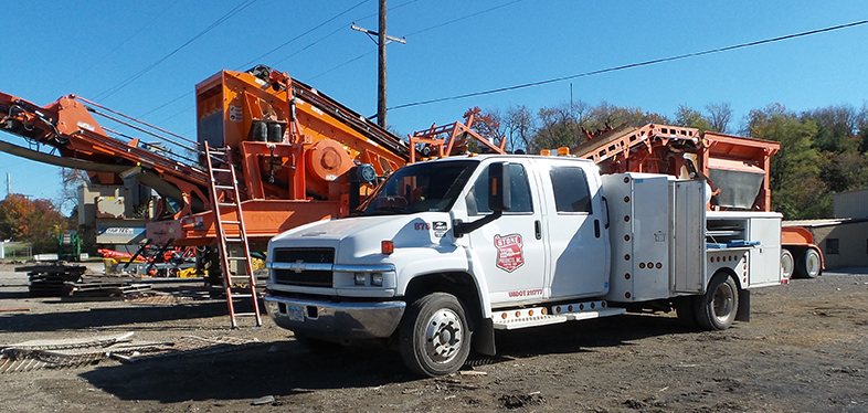 Says Stone Products’ Tom Kovesci: “With service, it’s how fast you can get the customer up and running when they break down.” Photo: Stone Products
