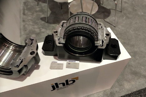 The JHB split bearing can accommodate axial and radial loads independently, Bowman says. Photo: Bowman International