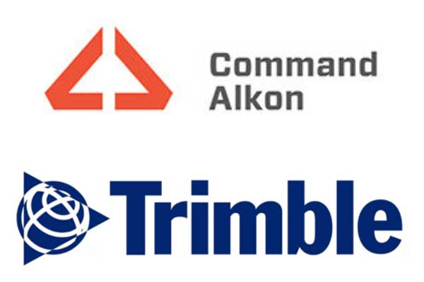 Command Alkon, Trimble logos