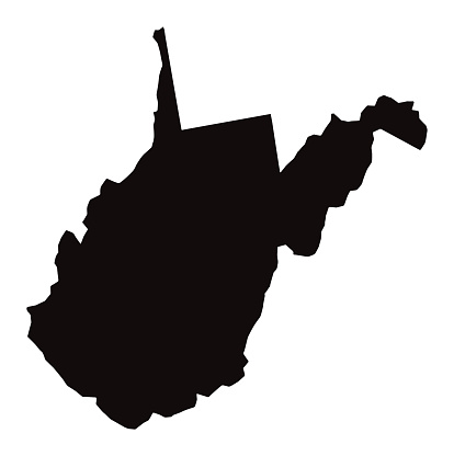 West Virginia silhouette. Photo: bamlou /DigitalVision Vectors/Getty Images