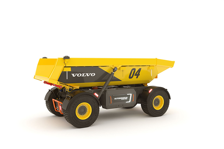 Volvo Autonomous Solutions' TA15 autonomous electric hauler. Photo: Volvo CE