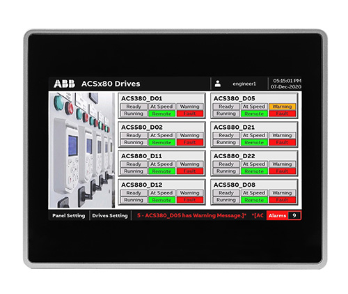 Brighter screens is just one benefit of ABB's recent development. Photo: ABB