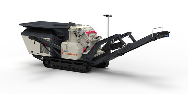 The I908 mobile impact crusher. Photo: Metso Outotec