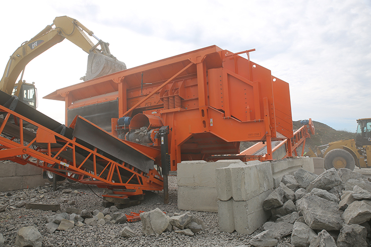 RipRap is the ultimate portable plant for high-production scalping and screening. Photo: Eagle Crusher