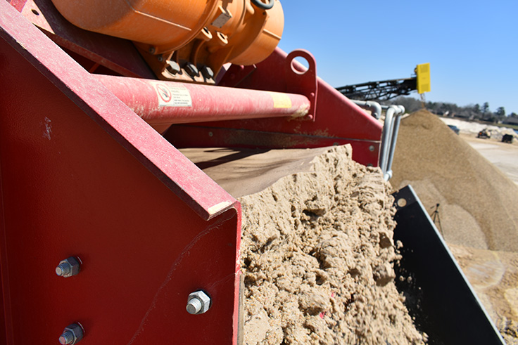 Tri-Parish’s particular UltraWASH model is a double-wash system, processing the sand twice before discharge for a cleaner end product. Photo: McLanahan Corp.