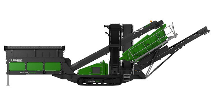 EvoQuip's Falcons come with a T-Link telemetry system fitted as standard, providing customers with real-time information on the performance of their machine. Photo: EvoQuip