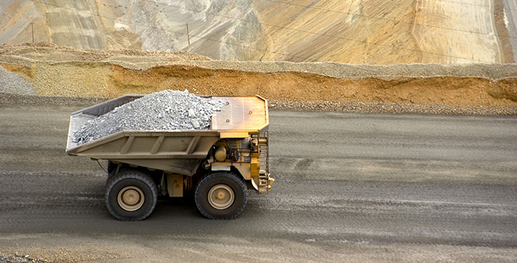 According to the Mine Safety & Health Administration, recent vehicle rollover accidents in mines involved haul trucks, excavators, bulldozers, loaders and service trucks. Photo: RiverRockPhotos/E+/Getty Images