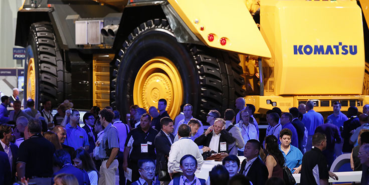 MINExpo International 2021 returns Sept. 13-15 to the Las Vegas Convention Center in Las Vegas. Photo: National Mining Association