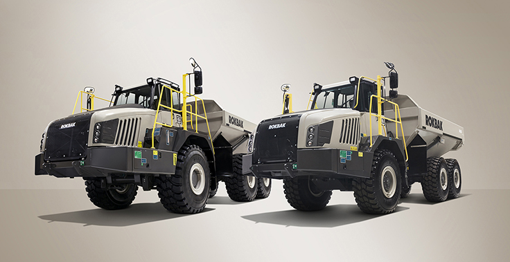 Rokbak is the new name for Terex Trucks, with the new brand representing the continuation of the company's hauling heritage. Photo: Rokbak
