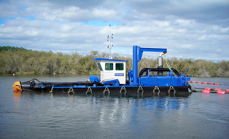 An example of a cutter suction dredge from Rohr-Idreco. Photo: Rohr-Idreco