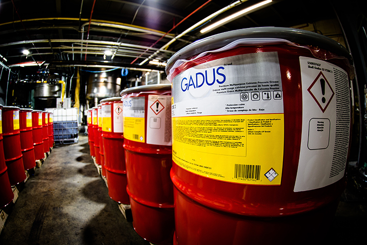 Gadus S3 V220C can be used in transport bearings and for chassis lubrication, as well as in applications in fixed plant operations. Photo: Shell