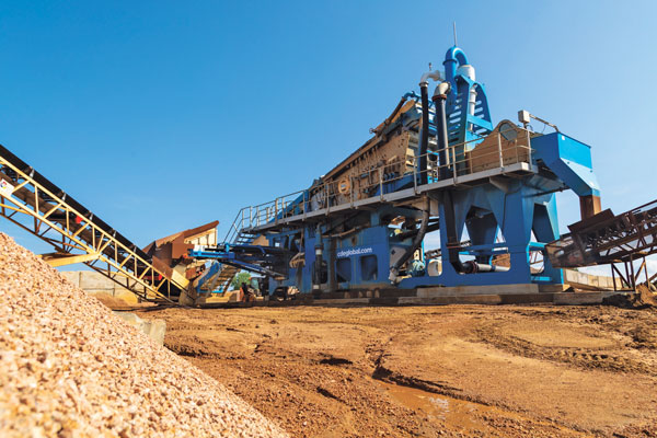 Says CDE’s Tom Wick: “Our latest plant commissioned for Collier Materials is testament to the value we add from the outset of a project when consulting with the customer.” Photo: CDE