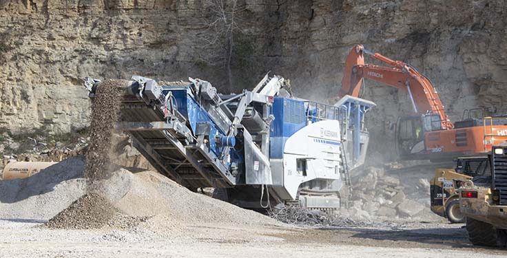 Wingra Stone is now three seasons in on its MR 130 impact crushing plant. Photo: P&Q Staff