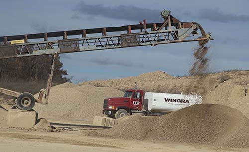 The O’Brien Quarry is the top-producing site for Wingra Stone. Photo: P&Q Staff