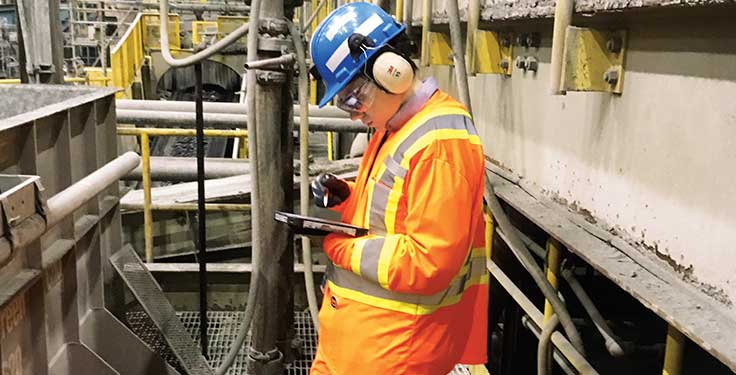 Vibrating screen diagnostics Photo: Haver & Boecker Niagara