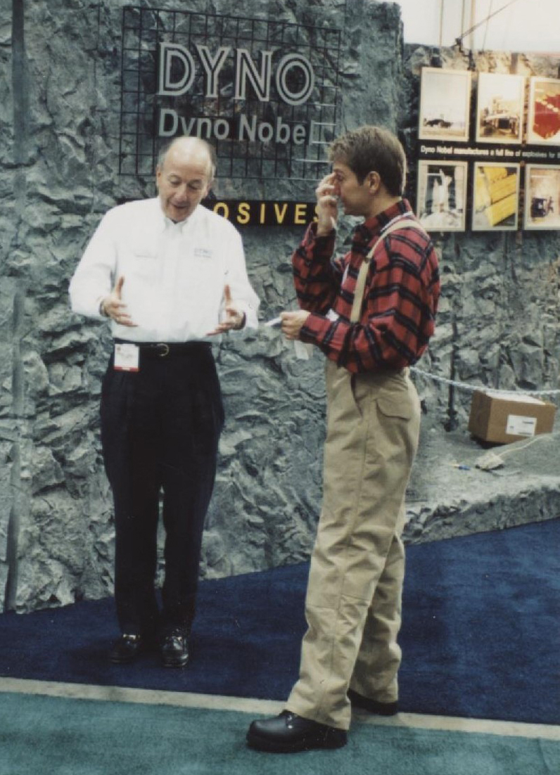 One of EJ Burke's key principles during his career has been caring for and about customers. Photo: Dyno Nobel