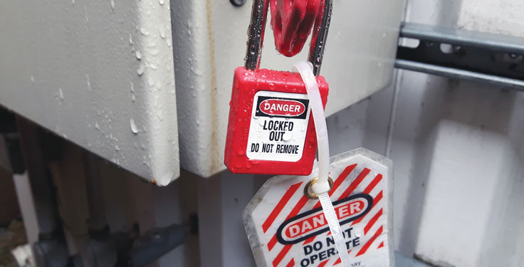 Lockout/tagout is one of 13 topics of focus in the National Institute for Occupational Safety & Health's Toolbox Talks. Photo: hailshadow/iStock / Getty Images Plus / Getty Images