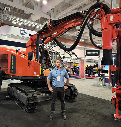 Olli Karlsson of Sandvik offered details about the new Sandvik Rental Services program. Photo: P&Q Staff