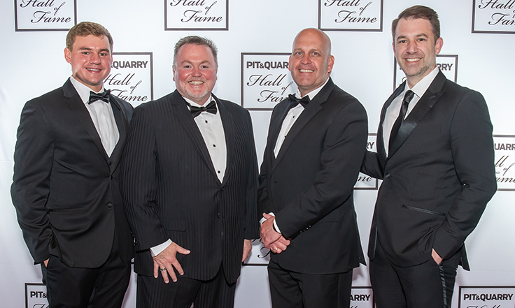 From left: Polydeck, a silver sponsor, was represented by Matthew Freissle, Joe Teague, Ron Kuehl and Trey Rollins. Photo: PamElla Lee Photography