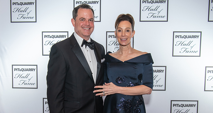 Jay and Bettyjean Moreau attended the ceremony on behalf of LafargeHolcim. Photo: PamElla Lee Photography