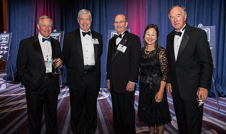 From left: George Sidney, Ward Nye, Paul Mellott, Anna James and Don James. Photo: PamElla Lee Photography