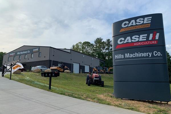 Hills Machinery, a Case Construction Equipment dealer, opened two new facilities in Wilmington, and Asheville, North Carolina. Photo: Case CE