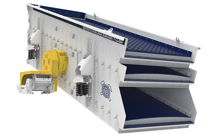 Haver & Boecker Niagara launched the next-generation Niagara T-Class vibrating screen to include a lockbolt-secure design and a maintenance-friendly deck frame. Photo: Haver & Boecker Niagara