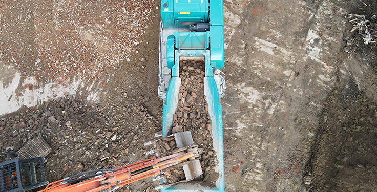 Powerscreen says the Premiertrak 330 jaw crusher features variable crusher speed that allows operator to fine-tune the machine and maximize output. Photo: Powerscreen