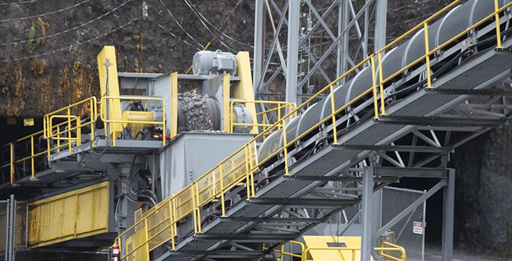 Allegheny Mineral Corp. opened up the Bison Plant, which mines underground, in 2017. Photo: P&Q Staff