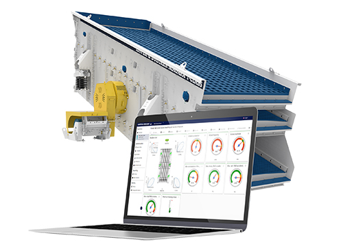 Pulse Condition Monitoring is designed to monitor the health of vibrating screens using modern algorithms and artificial intelligence. It provides accurate measurements and forecasts complemented by information that is easy to understand. Photo: Haver & Boecker Niagara