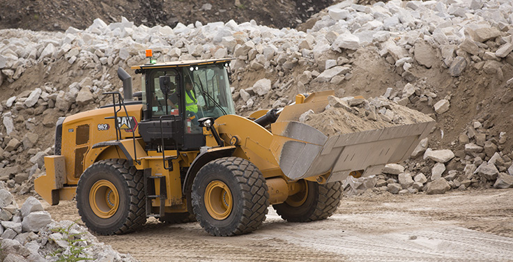 Caterpillar will have more than 30 machines on display in its Festival Lot booth at ConExpo-Con/Agg. Photo: Caterpillar