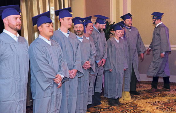 Pennsylvania Aggregates & Concrete Association leaders say the new PACA Emerging Leaders Academy has been a hit, with program participants “graduating” during the organization’s annual meeting. Photo: PACA