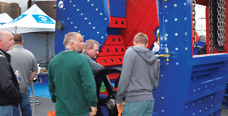 The last ‘normal’ ConExpo-Con/Agg took place in 2017 and drew a reported 128,000 attendees. Photo: ConExpo-Con/Agg
