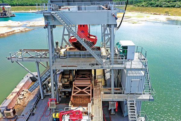 Sonar and GPS technology are among the advancements making it easier for dredge operators to maximize their mineral reserves. Photo: Supreme Manufacturing