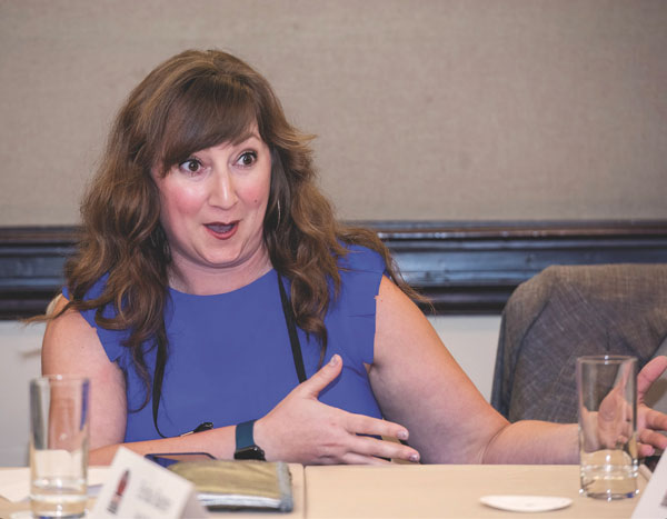 Says Capital Materials’ Ericka Baxter: “There’s a lot of value in bringing employees to the show and helping them catch the excitement that so many of us have in this industry.” Photo: PamElla Lee Photography