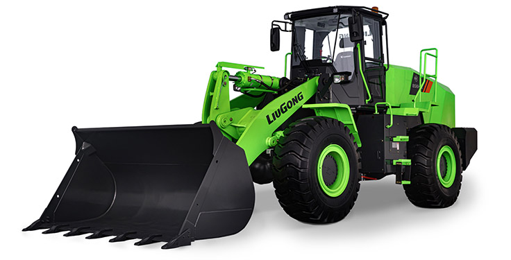 LiuGong says the The 856H-E MAX wheel loader features intelligent controls and a human-centric design. Photo: LiuGong