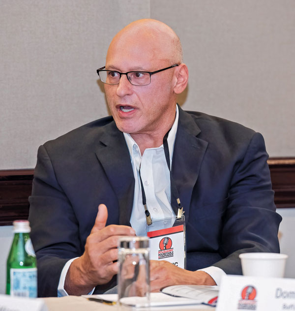 Buffalo Wire Works’ Dominic Nasso says his company is doubling the number of people it will be sending to ConExpo-Con/Agg. Photo: Photo: PamElla Lee Photography