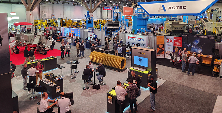 More than 139,000 attendance ConExpo-Con/Agg and the co-located IFPE, hosted March 14-18 in and around the Las Vegas Convention Center. Photo: P&Q Staff
